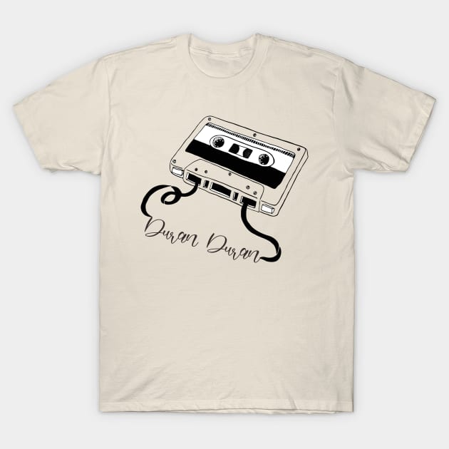 Duran duran - Limitied Cassette T-Shirt by blooddragonbest